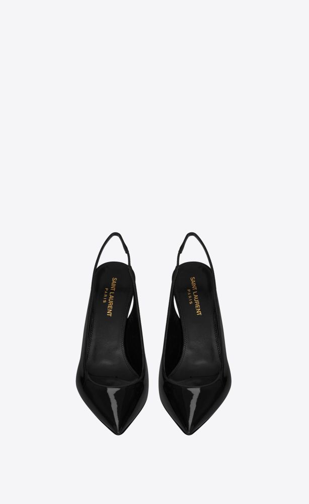 YSL OPYUM SLINGBACK PUMPS IN PATENT
