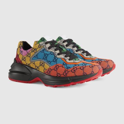 GUCCI - GG Multicolor series Rhyton men's sneakers