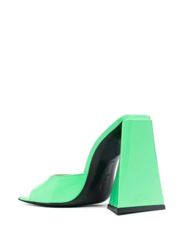 THE ATTICO Devon Patent Leather Mules