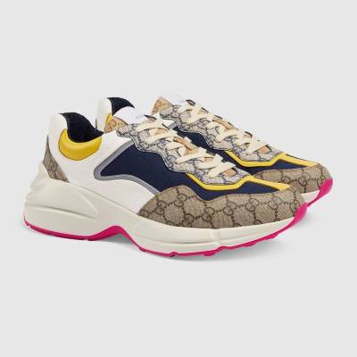 GUCCI - Rhyton series men's GG sneakers
