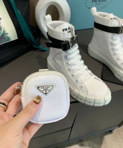 Prada Unisex Wheel Re-Nylon high-top sneakers
