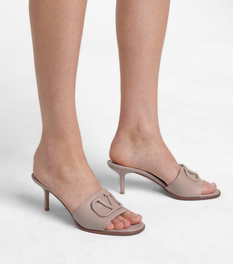 VALENTINO - Valentino Garavani VLOGO leather sandals