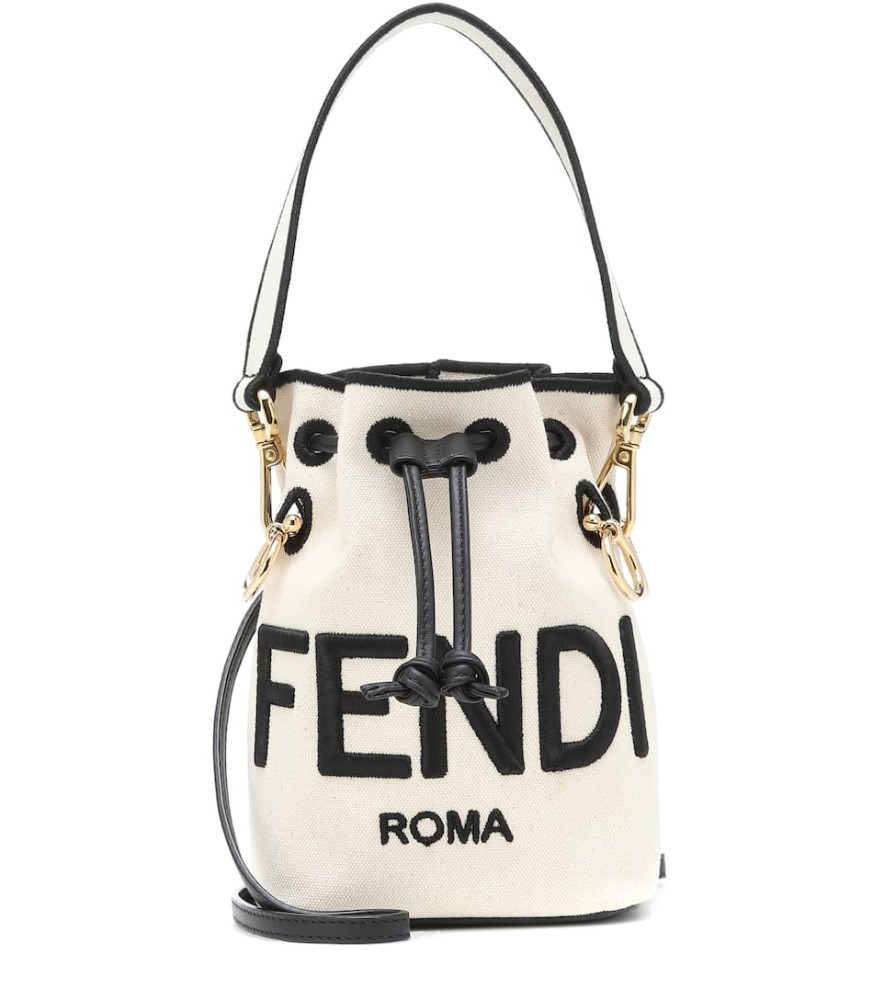 FENDI - Mon Trésor Mini leather bucket bag