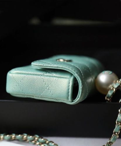 Chanel Flap Coin Purse With Chain AP2119 Blue
