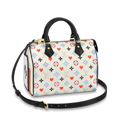 Louis Vuitton Game On Speedy Bandouliere 25 M57466 White