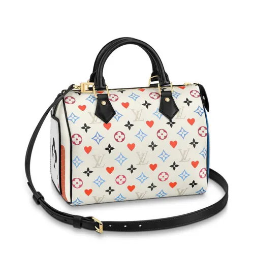 Louis Vuitton Game On Speedy Bandouliere 25 M57466 White