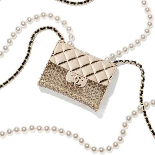 Chanel Long Necklace Golden