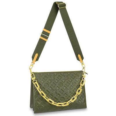 Louis Vuitton Coussin MM Bag M57782 Khaki