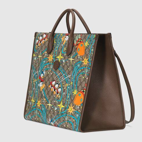 Disney x Gucci Donald Duck print tote bag
