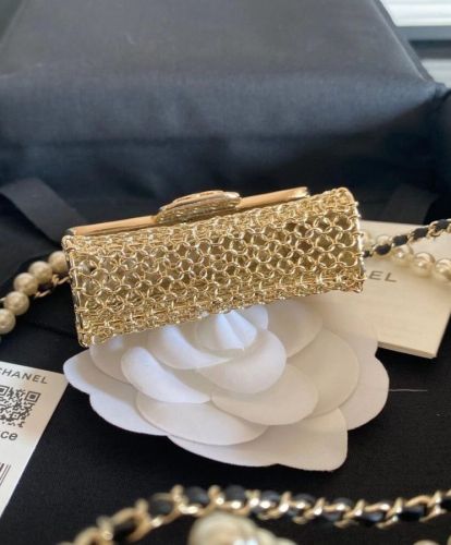 Chanel Long Necklace Golden