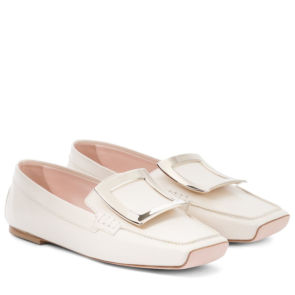 ROGER VIVIER - Viv' Driver leather loafers