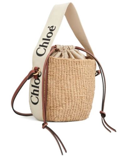 Chloe Small Woody Basket Cream