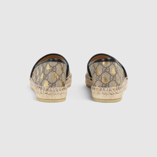 GUCCI GG Supreme bees espadrille
