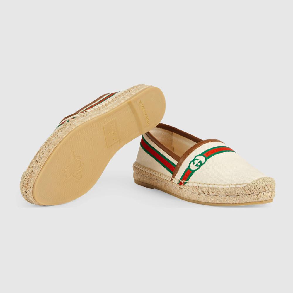 GUCCI Women's embroidered espadrille