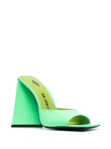 THE ATTICO Devon Patent Leather Mules