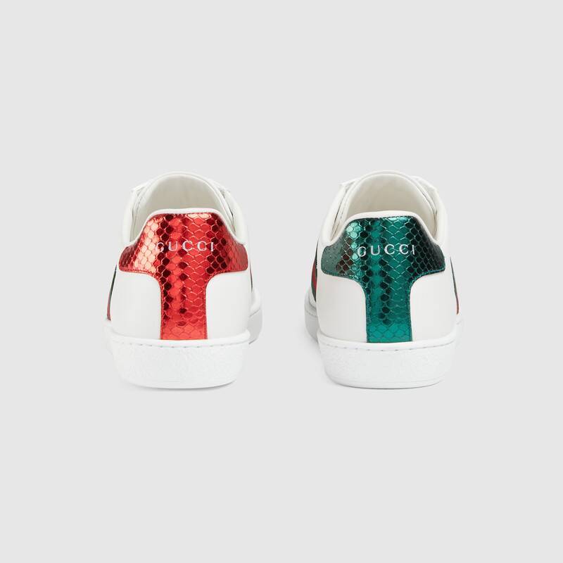 GUCCI - Ace series ladies embroidered sneakers