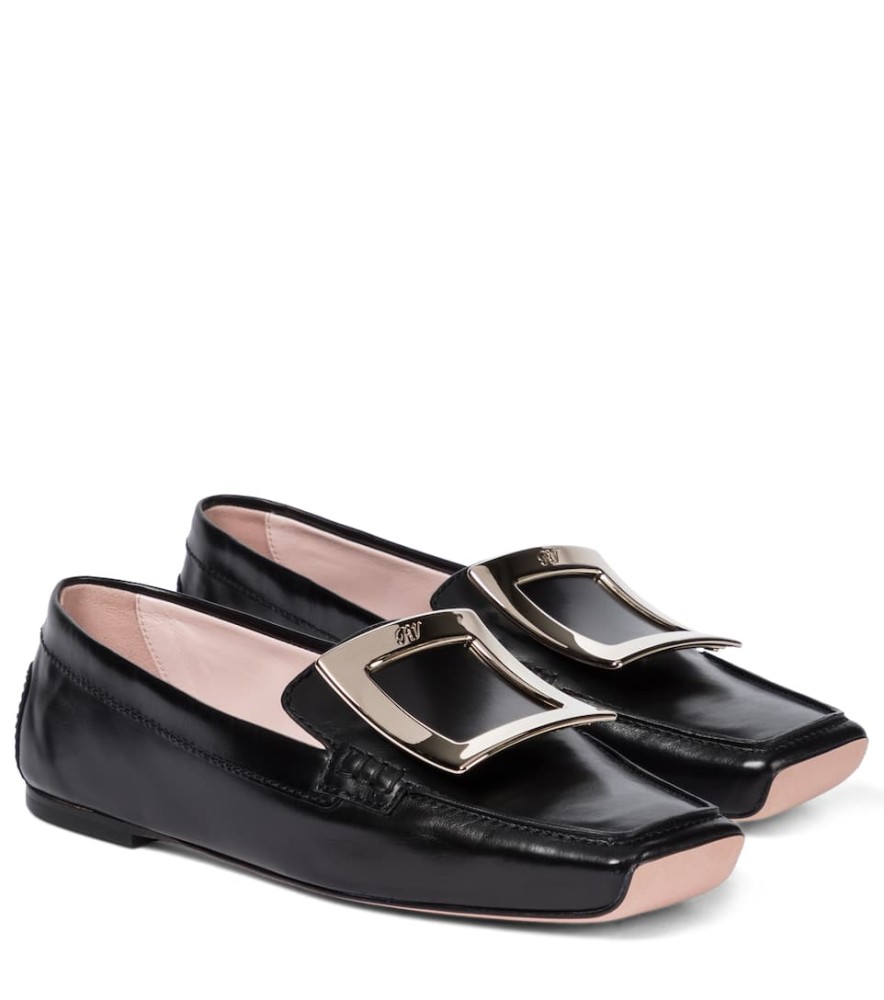 ROGER VIVIER - Viv' Driver leather loafers