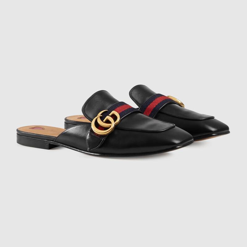 GUCCI - Leather slippers