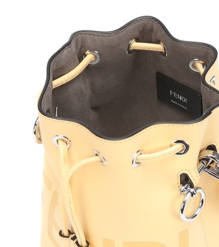 FENDI - Mon Trésor Mini leather bucket bag