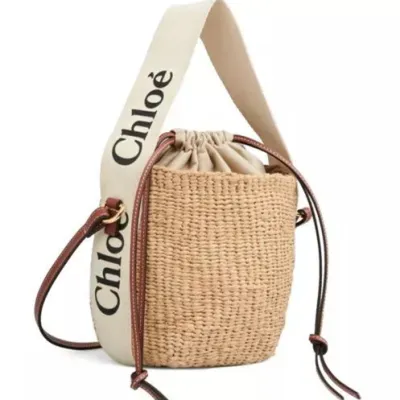 Chloe Small Woody Basket Cream