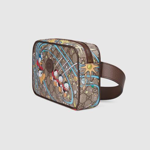 Disney x Gucci Donald Duck print belt bag