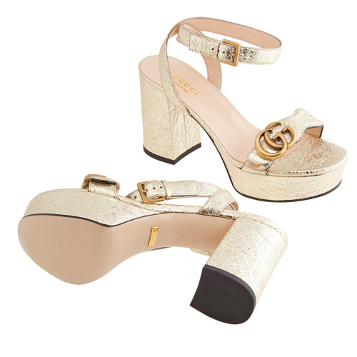 GUCCI Platform Sandal With Double G