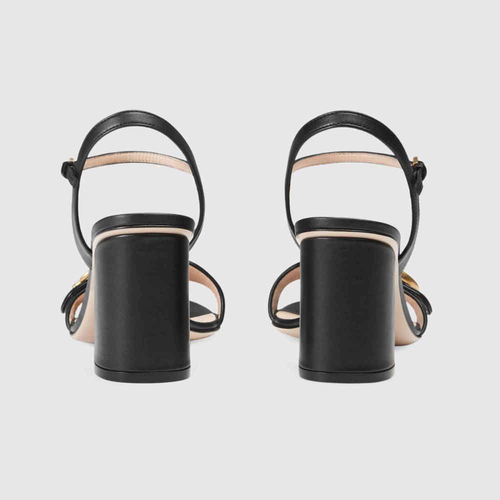 Gucci Leather mid-heel sandal