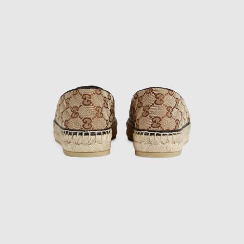 GUCCI Women's GG matelassé canvas espadrille