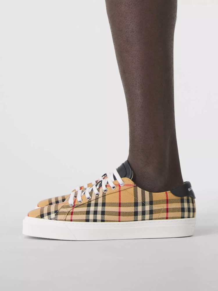 BURBERRY - Vintage check sneakers