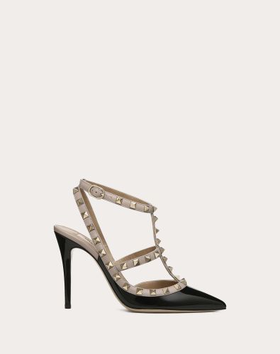 VALENTINO ROCKSTUD ANKLE STRAP PUMP WITH TONAL STUDS
