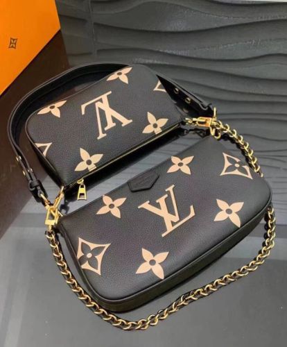 Louis Vuitton Multi Pochette Accessoires M45777 Black