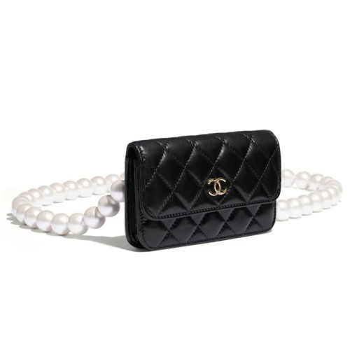 Chanel Women's Clutch With Chain AP1898 Black
