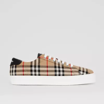 BURBERRY - Vintage check sneakers