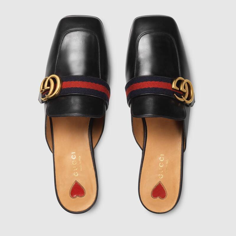 GUCCI - Leather slippers