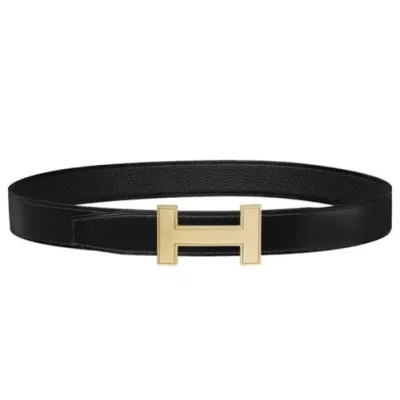 Hermes Women's Quizz belt buckle & Reversible leather strap