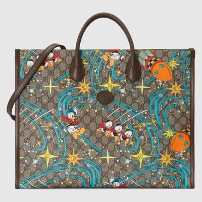 Disney x Gucci Donald Duck print tote bag