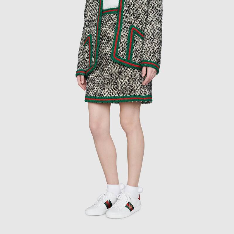 GUCCI - Ace series ladies embroidered sneakers