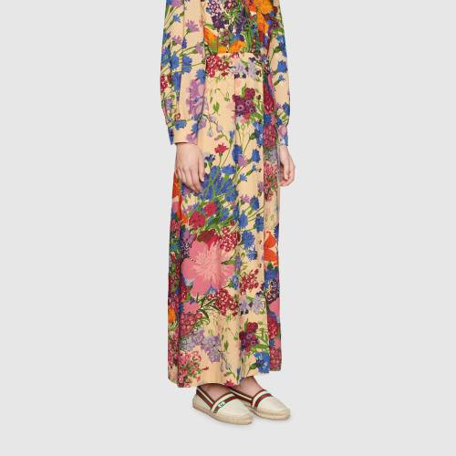 GUCCI Women's embroidered espadrille