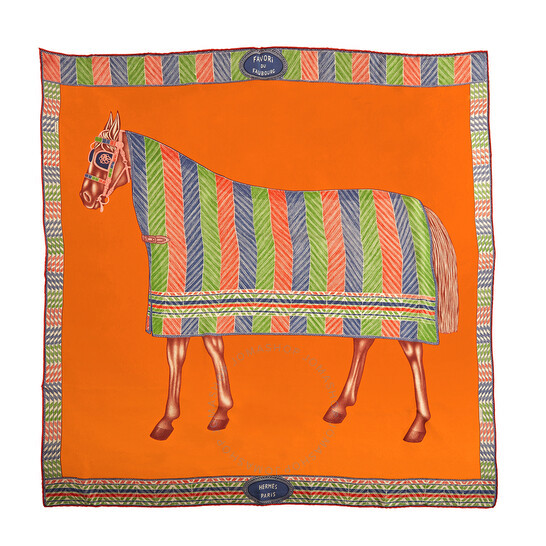 HERMES - Twill Wash Square Scarf