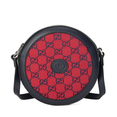 Gucci GG Multicolour Shoulder Bag 658825 Red