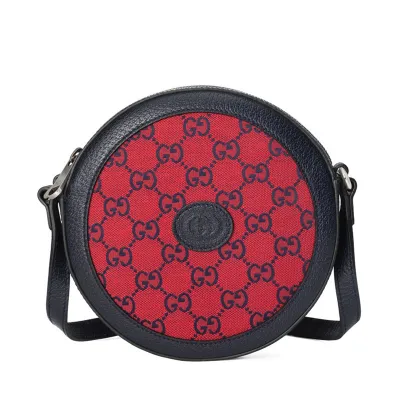Gucci GG Multicolour Shoulder Bag 658825 Red