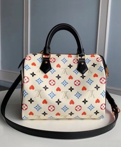Louis Vuitton Game On Speedy Bandouliere 25 M57466 White