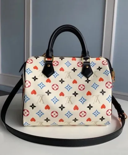 Louis Vuitton Game On Speedy Bandouliere 25 M57466 White