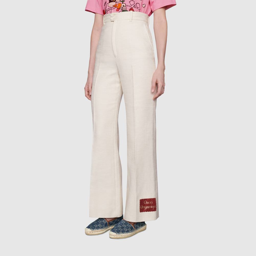 Gucci Unisex jacquard espadrille Blue