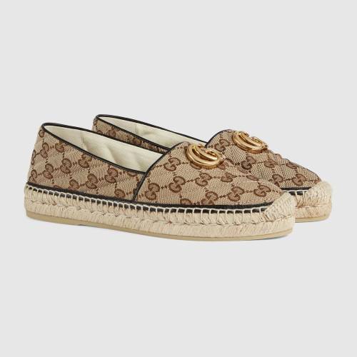 GUCCI Women's GG matelassé canvas espadrille