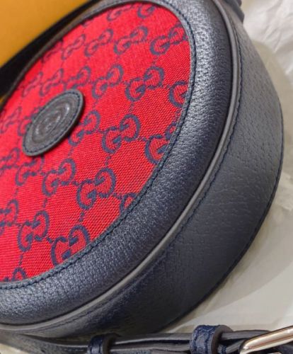 Gucci GG Multicolour Shoulder Bag 658825 Red