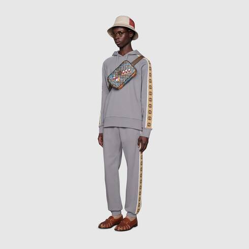 Disney x Gucci Donald Duck print belt bag