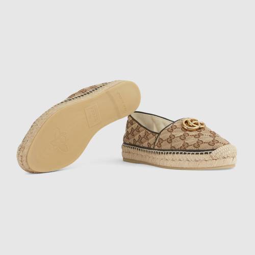 GUCCI Women's GG matelassé canvas espadrille