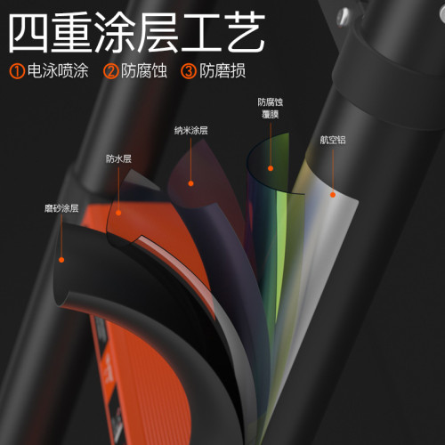 巴芬厂家直供铝合金伸缩梯子人字梯加厚折叠梯多功能升降工程楼梯
