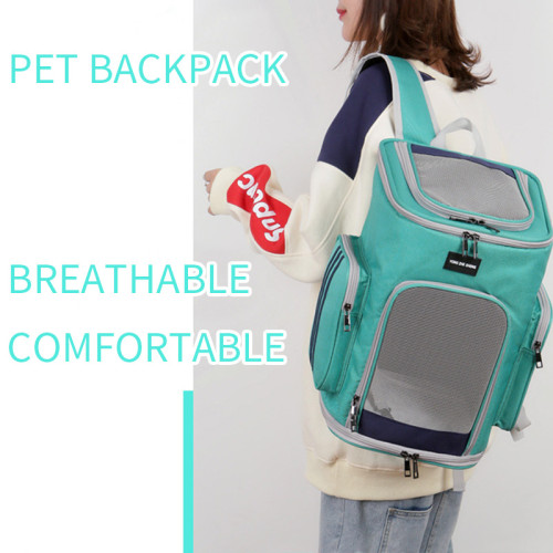 Cat Carrier Bag Pet Backpack Cat Bag Pet Outdoor Carry Double Shoulder Bag Breathable Foldable Travel Bag Small Dog Cats Bags